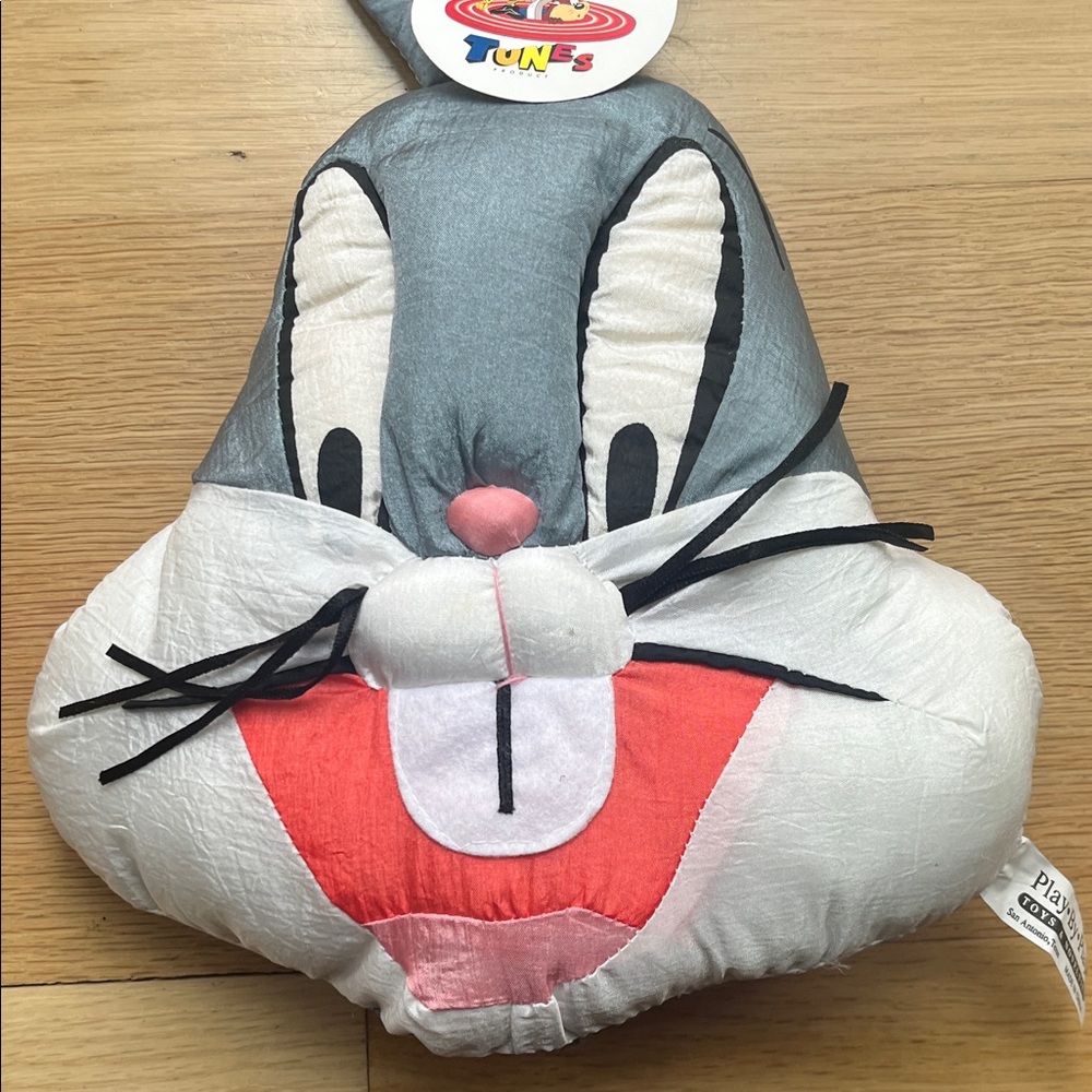 Vintage 1994 Looney Tunes Bugs Bunny Plush Pillow - Picture 3 of 7